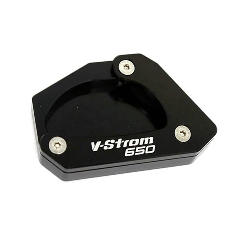 MHTGD Fuß-Verbreiterung Ständer Platte Für Su&zuki DL650 Für V-Strom 650 VS&trom 2004-2022 Motorrad CNC Kickstand Fuß Seite Stehen Verlängerung Pad Unterstützung Platte Vergrößern Fußplattenpolster von MHTGD