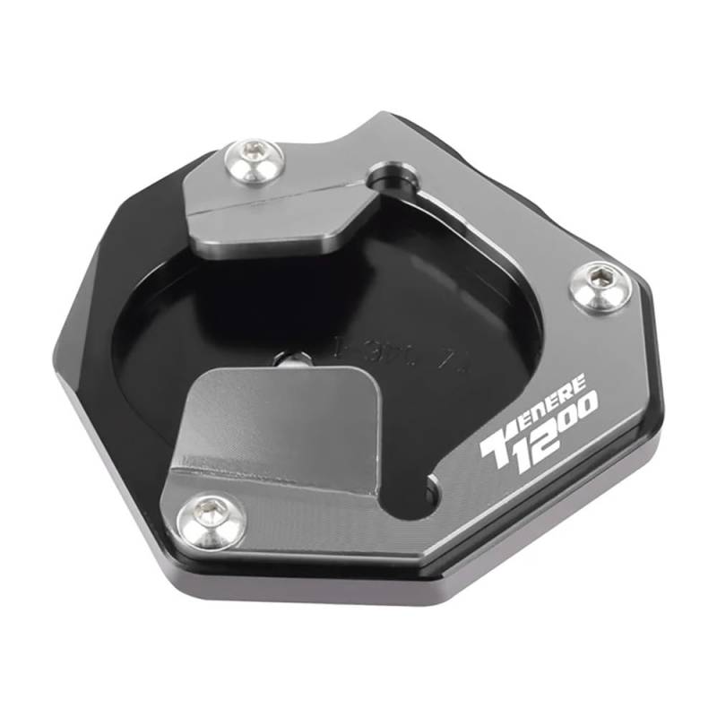 MHTGD Fuß-Verbreiterung Ständer Platte Für Ya&maha XT 1200 Z Super Für Tenere 1200 XT1200Z XT1200ZE Motorrad CNC Kickstand Fuß Seite Stehen Vergrößern Verlängerung Pad Unterstützung Fußplattenpolster von MHTGD