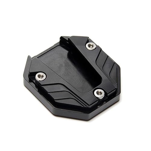 MHTGD Fuß-Verbreiterung Ständer Platte Roller Motorrad Kickstand Extender Fuß Seitenständer Extension Pad Vergrößerte Basis Fußplattenpolster von MHTGD