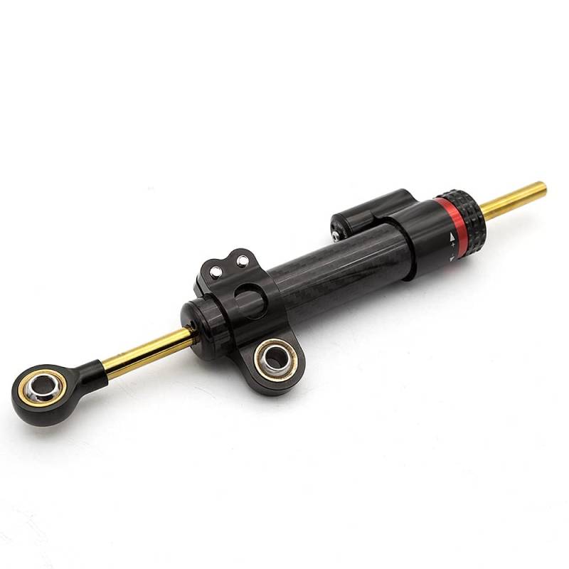 MHTGD Lenkungsstabilisator für Motorräder Für Ka&wasaki Z300 Z250 Z 250 300 2015-2016 Motorrad Fiber Carbon Lenkungsdämpfer Stabilisator Halterung Montagesatz von MHTGD