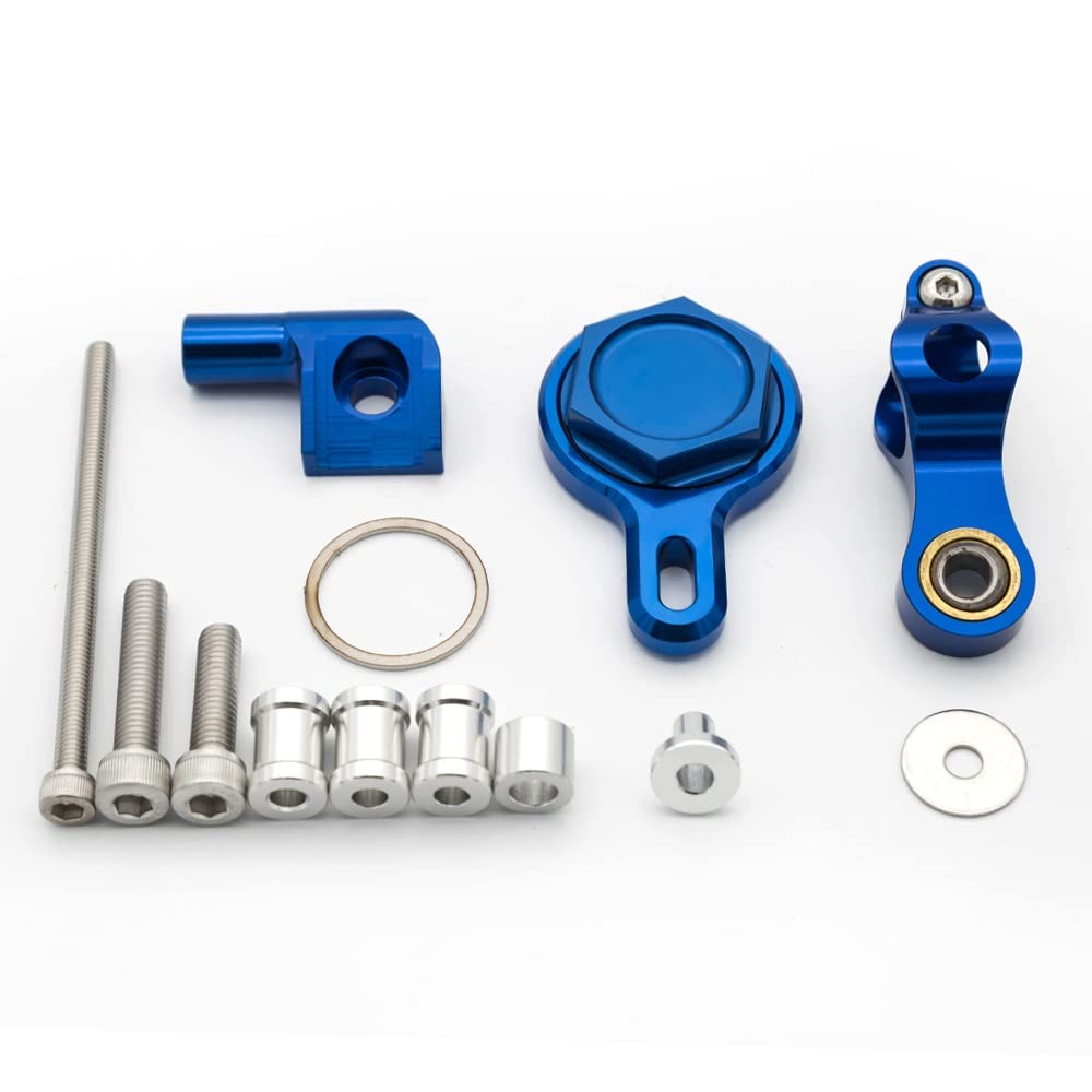 MHTGD Lenkungsstabilisator für Motorräder Für Yam&aha YZF R1 YZF-R1 2002 Motorrad Dämpfer Halterung Support Kit Zubehör von MHTGD