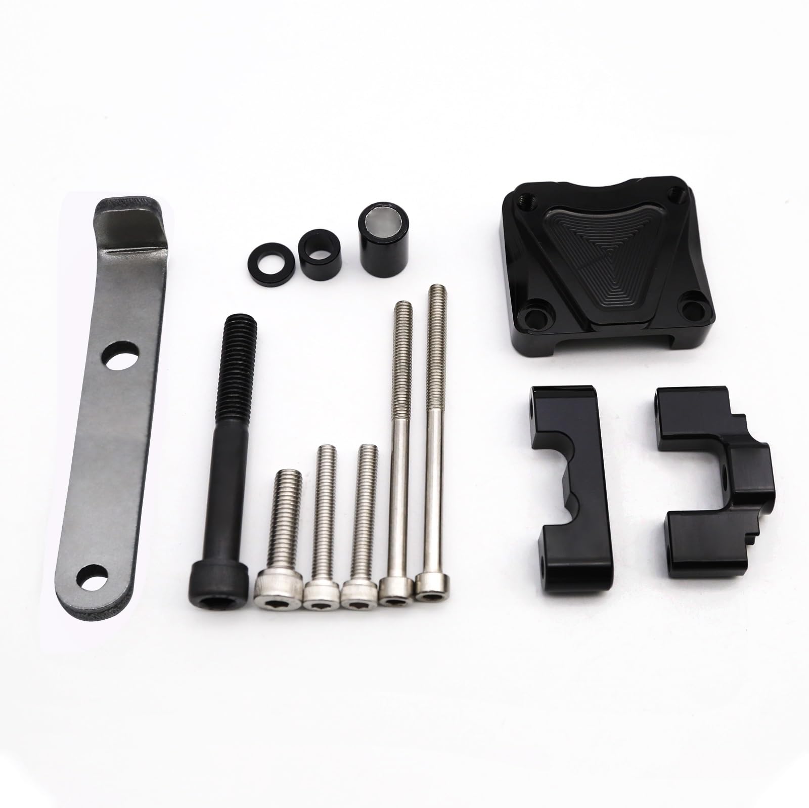 MHTGD Lenkungsstabilisator für Motorräder Für Zero 10X Elektroroller Lenkungsdämpfer Stabilisieren Aluminium Halterung Montage Support Kit Richtungsdämpfer Zubehör von MHTGD