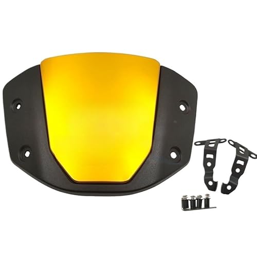 Motorrad Frontscheibe Für CB650R CB1000R 2018-2021 Motorrad Windschutzscheibe Windschutz Aluminium Deflektor Windschutz Schild Windschutzscheibe von MHTGD