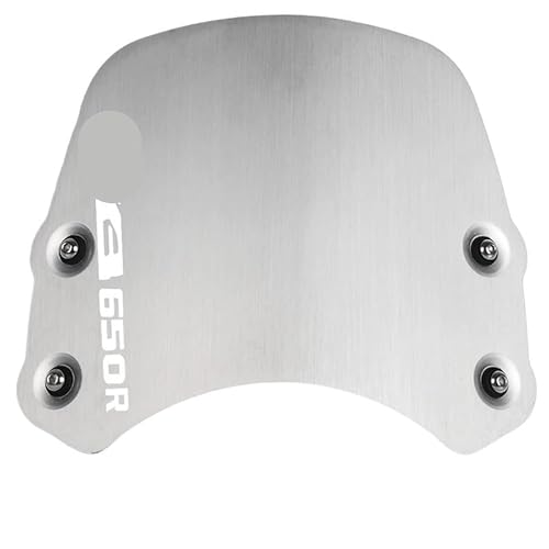 Motorrad Frontscheibe Für CB650R CB1000R Für Neo Sports Cafe Motorrad Aluminium Accessori Windschutzscheibe Windschutz Visier Windschutz Deflektor Kit von MHTGD