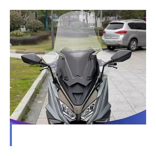 Motorrad Frontscheibe Für KY&MCO AK550 Windschutzscheibe Zubehör Motorrad Windschutzscheibe Änderung Verdickung Motorrad Windschutzscheibe Spoiler von MHTGD