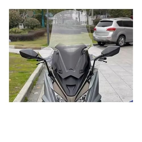 Motorrad Frontscheibe Für KY&MCO AK550 Windschutzscheibe Zubehör Motorrad Windschutzscheibe Änderung Verdickung Motorrad Windschutzscheibe Spoiler von MHTGD