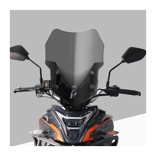 Motorrad Frontscheibe Für LO&NCIN Für VOGE 300DS Motorrad Windschutzscheibe Mit Verbreitert Windschutzscheibe Zubehör Motorrad Windschutzscheibe Spoiler von MHTGD