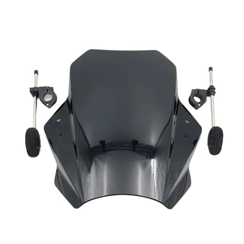 Motorrad Frontscheibe Für VT750S Motorrad Windschutzscheibe Universal Motorrad Deflektor Clamp-On Variable Windschutzscheibe Spoiler Windschutzscheibe Spoiler von MHTGD