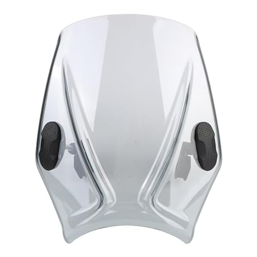 Motorrad Frontscheibe Windschutzscheibe Spoiler Motorrad Windschutzscheibe Für Street Bike Universal Für CB650R Für Ka&wasaki Für Du&kadi Für XSR700 XSR900 von MHTGD