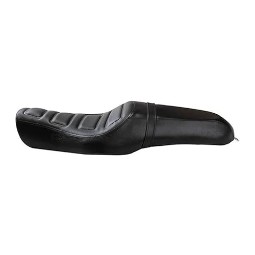 Motorrad Leder Sitz Für Ha&rley Für Sportster XL 883 1200 2004-2016 Motorrad Schwarz Fahrer Hinten Beifahrersofa Für Sitz Zwei Oben Für Sitz von MHTGD