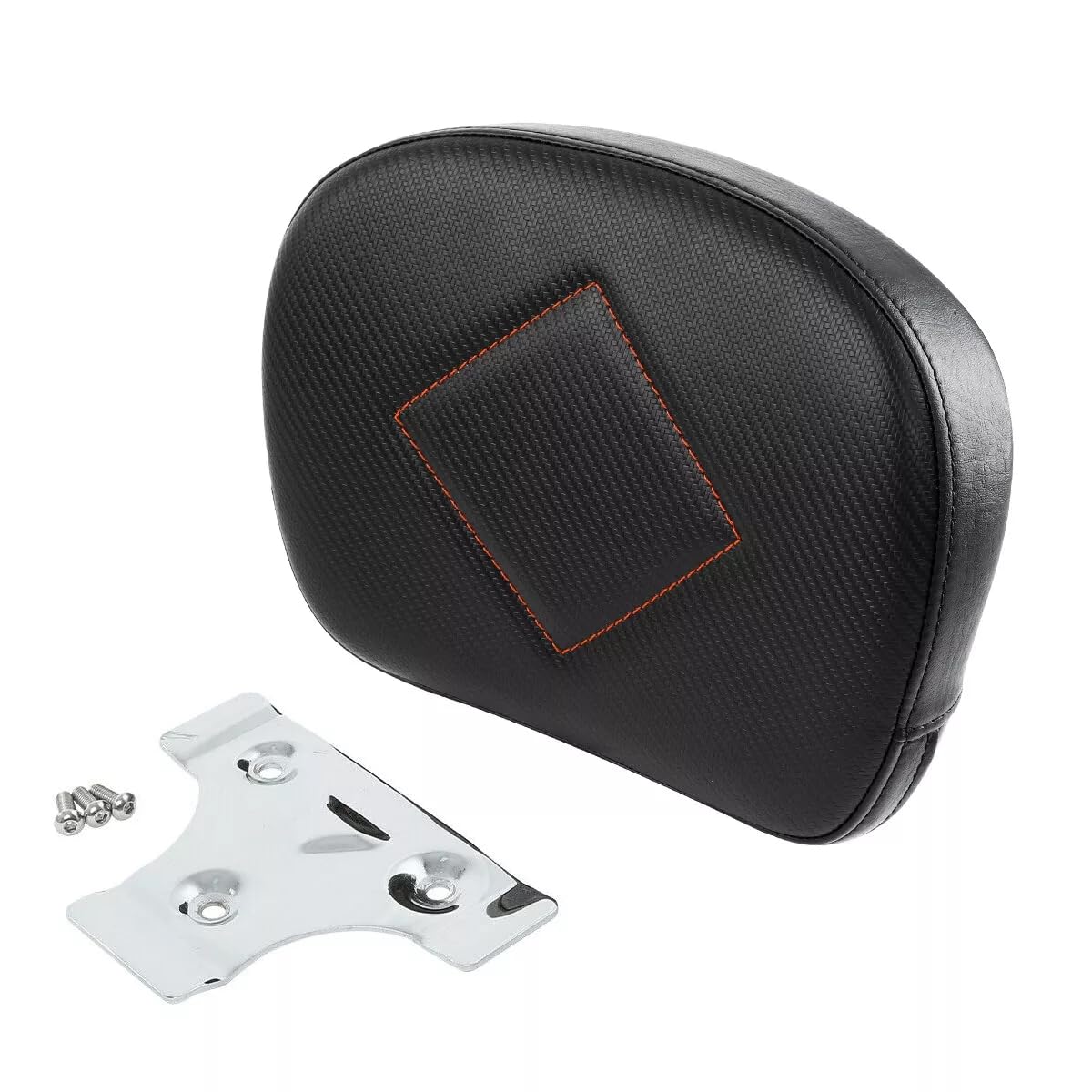 Motorrad Leder Sitz Motorrad-Beifahrer-Rückenlehnenpolster für Ha&rley für Touring für Road King für Electra Glide für Street Glide FLHX 2006-2024 von MHTGD