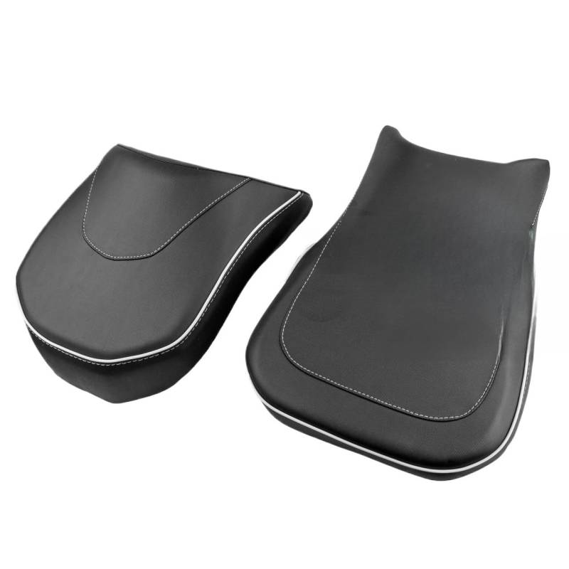 Motorrad Leder Sitz Motorrad Vorder Fahrer Hinten Passagier Für Essen Sozius Kissen Für R1200GS R1250GS ADV 2013-2023 R1200 R1250 GS von MHTGD