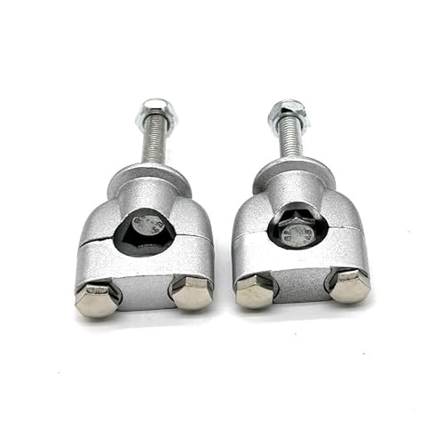 Motorrad Lenkers Riser 1 Paar 7/8 Aluminium Motorrad Lenker Riser 22mm Griff Bar Halterung Schellen Für CRF XR Für Dirt Pit Bike Motorrad von MHTGD