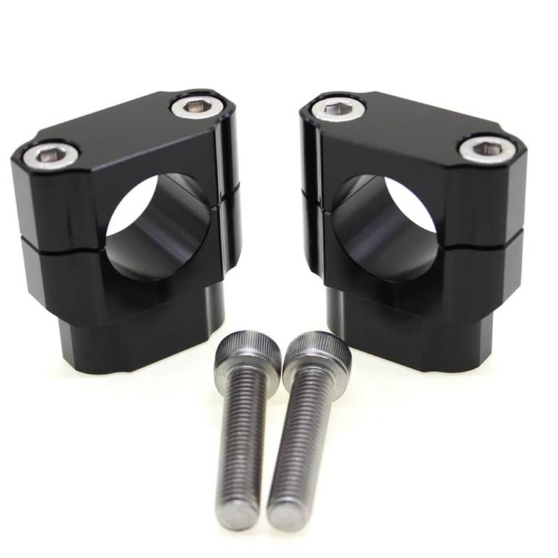 Motorrad Lenkers Riser 7/8 "22mm Motorrad Lenker Fat Bar Riser Montieren Clamp Adapter Griff Bar Schellen Für MX CRF YZF KXF MT07 MT09 von MHTGD