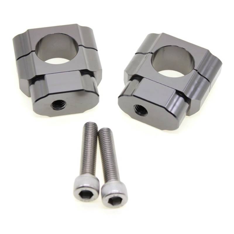 Motorrad Lenkers Riser 7/8 "22mm Motorrad Lenker Fat Bar Riser Montieren Clamp Adapter Griff Bar Schellen Für MX CRF YZF KXF MT07 MT09 von MHTGD