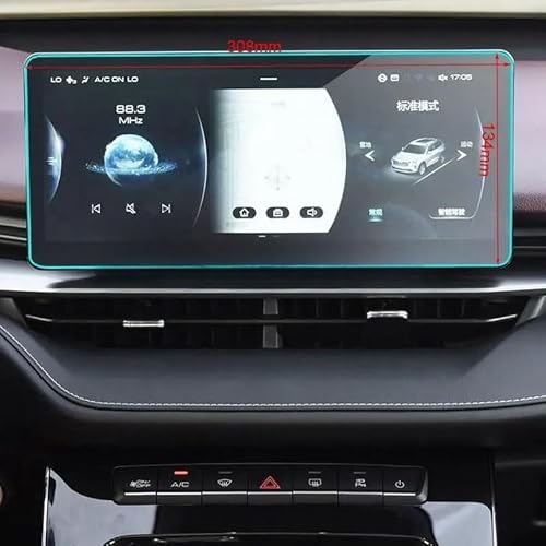 Navi Schutzfolie Auto Navigation Gehärtetes Glas Bildschirm Schutz Film Schutz Für Haval Für H6 Für 3rd Generation 2021 Auto Navigation Schutzfolie von MHTGD