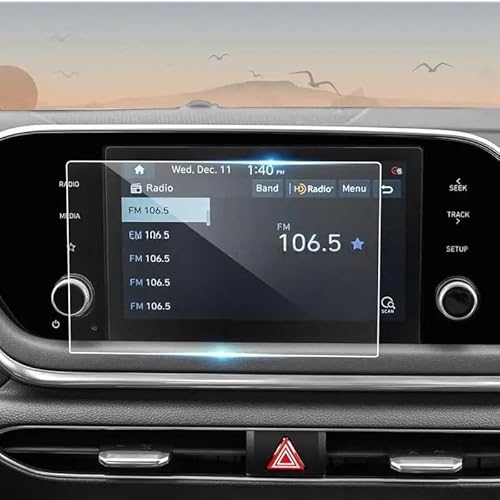 Navi Schutzfolie Displayschutzfolie Aus Gehärtetem Glas Für Für Sonata Für DN8 2020–2022, Auto-GPS-Navigationsbildschirm Auto Navigation Schutzfolie von MHTGD