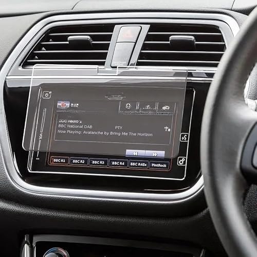 Navi Schutzfolie Displayschutzfolie Aus Gehärtetem Glas Für Su&zuki Für SX4 Für S-Cross 2016–2021, Auto-GPS, GPS-Navigation Auto Navigation Schutzfolie von MHTGD