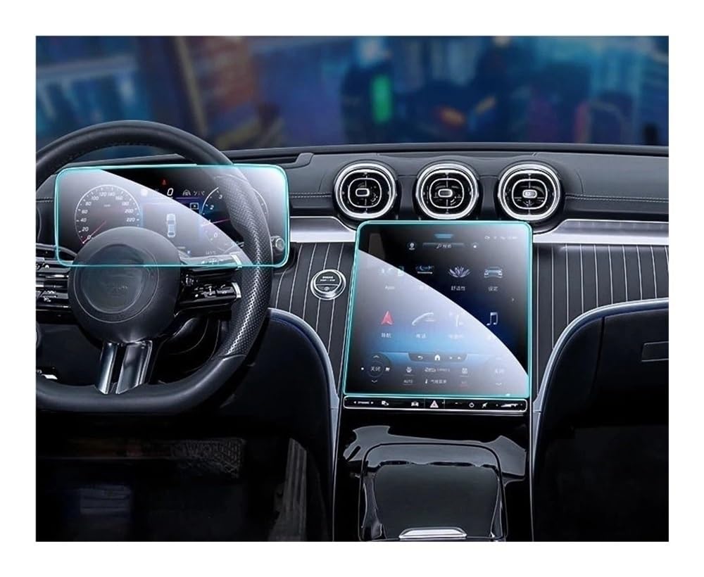 Navi Schutzfolie Für Benz Für GLC 2023 Auto Display Dash Board Gehärtetem Glas Screen Protector Film Auto Navigation Schutzfolie von MHTGD