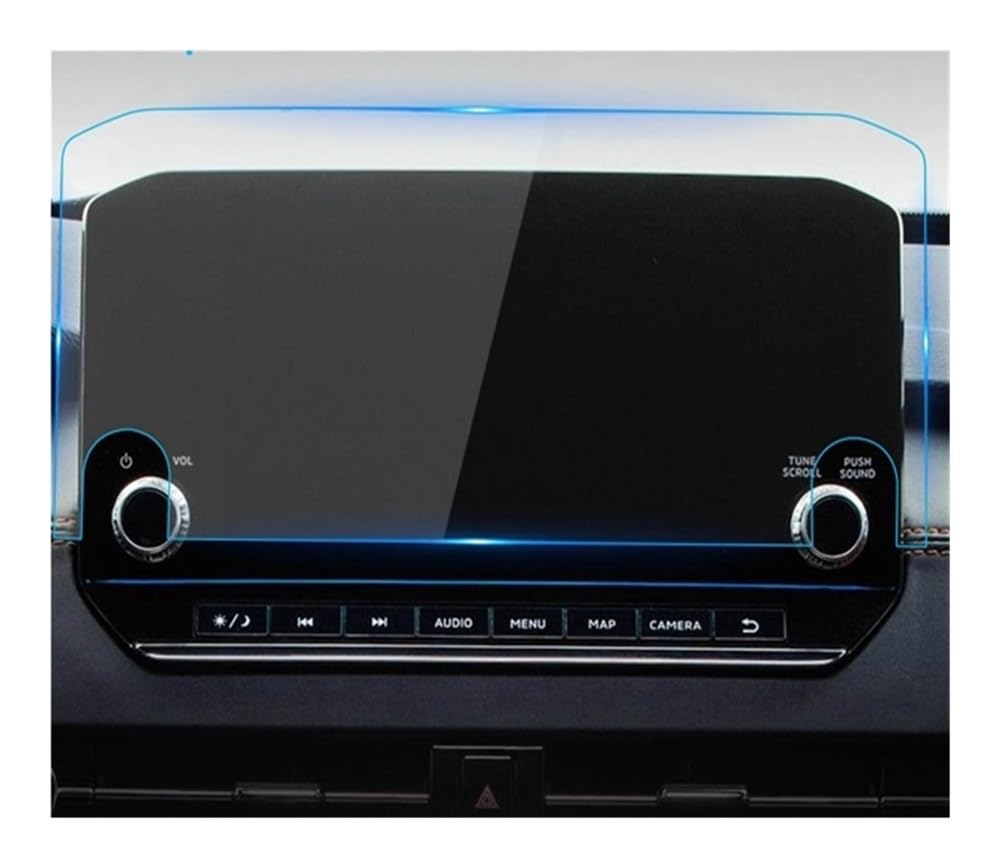 Navi Schutzfolie Für Für Outlander 2023 Screen Protector Gehärtetem Glas Schutz Film Auto Navigator Auto Navigation Schutzfolie von MHTGD