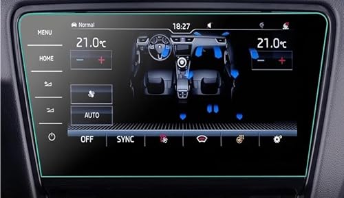 Navi Schutzfolie Für Skoda Für Octavia Für A7 2017-2019 Auto GPS Navigation Schutz Film Screen Protector Auto Navigation Schutzfolie von MHTGD