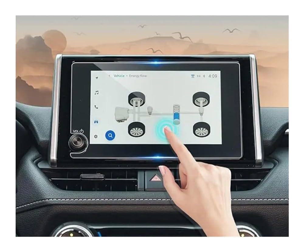 Navi Schutzfolie Gehärtetem Glas Screen Protector Für Für GR Für Corolla 2023 2024 Auto GPS Navigation Display Schutz Auto Navigation Schutzfolie von MHTGD
