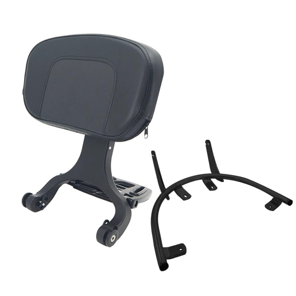 Passenger Backrest Pad Motorrad-Rückenlehne Mehrzweck-Fahrer- und Beifahrer-Rückenlehne mit klappbarem Gepäckträger für Peugeot für Django Beifahrerrückenpolster Passenger Backrest Pad Motorrad-Rückenlehne Mehrzweck-Fahrer- und Beifahrer-Rückenlehne mit klappbarem Gepäckträger für Peugeot für Django Beifahrerrückenpolster von MHTGD
