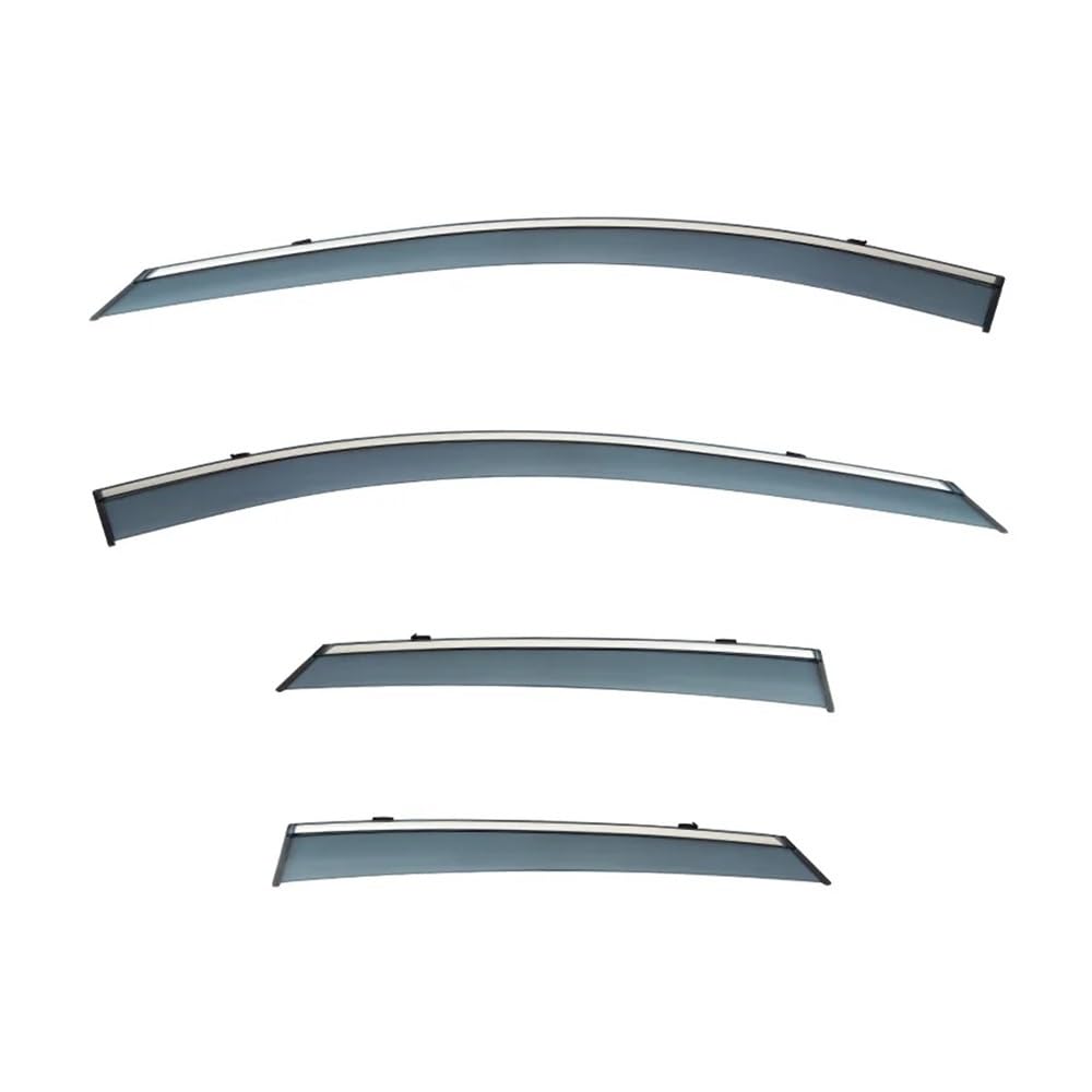 Windabweiser Set Für Geely Für Geometrie Für C 2019-2022 Auto Fenster Visor Vent Windabweiser Guard Shades Wind Regenabweiser von MHTGD