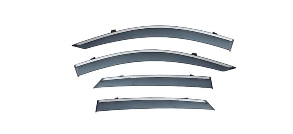 Windabweiser Set Türvisier für Jaguar für XJL für X351 2011–2019, Fenstervisier, Lüftungsschlitze, Windabweiser, Regenschutz Wind Regenabweiser von MHTGD