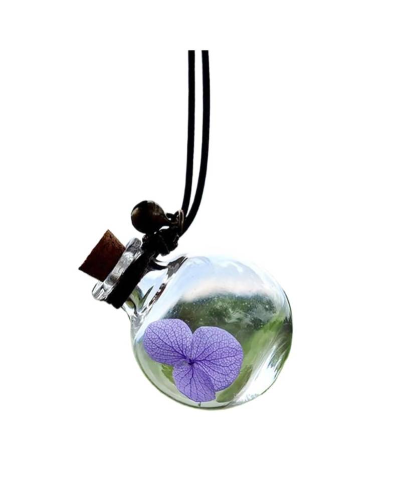 Auto Rückspiegel Anhänger Auto Lufterfrischer Blume Flasche Auto Ätherische Öle Parfüm Flasche Diffusor Autos Ornamente Auto Hängen Parfüm Anhänger Auto Hängende Ornamente(Style 6) von MHYESA