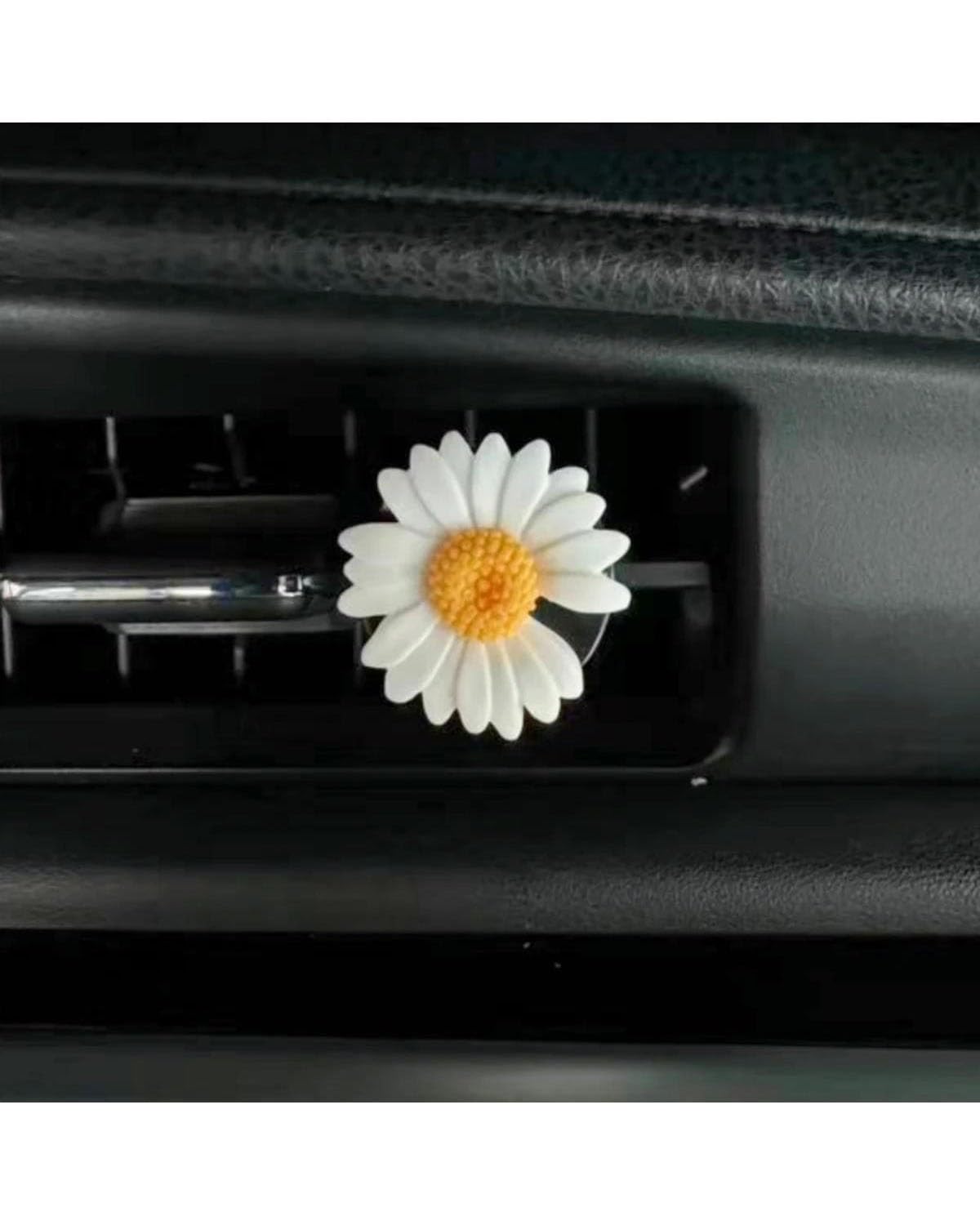 Autoduft Auto Air Outlet Aromatherapie Clip Blume Gänseblümchen Blume Auto Parfüm Clip Aromatherapie Klimaanlage Frische Innen Zubehör Lufterfrischer(Style 7) von MHYESA