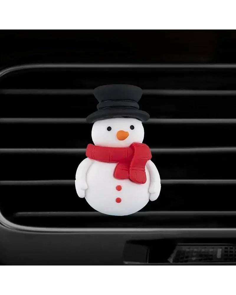 Autoduft Auto Air Outlet Duftenden Clips 3D Weihnachten Claus Elch Glocke Harz Aromatherapie Clip Dekoration Zubehör Neue Jahr Dekor Lufterfrischer(Style 3) von MHYESA