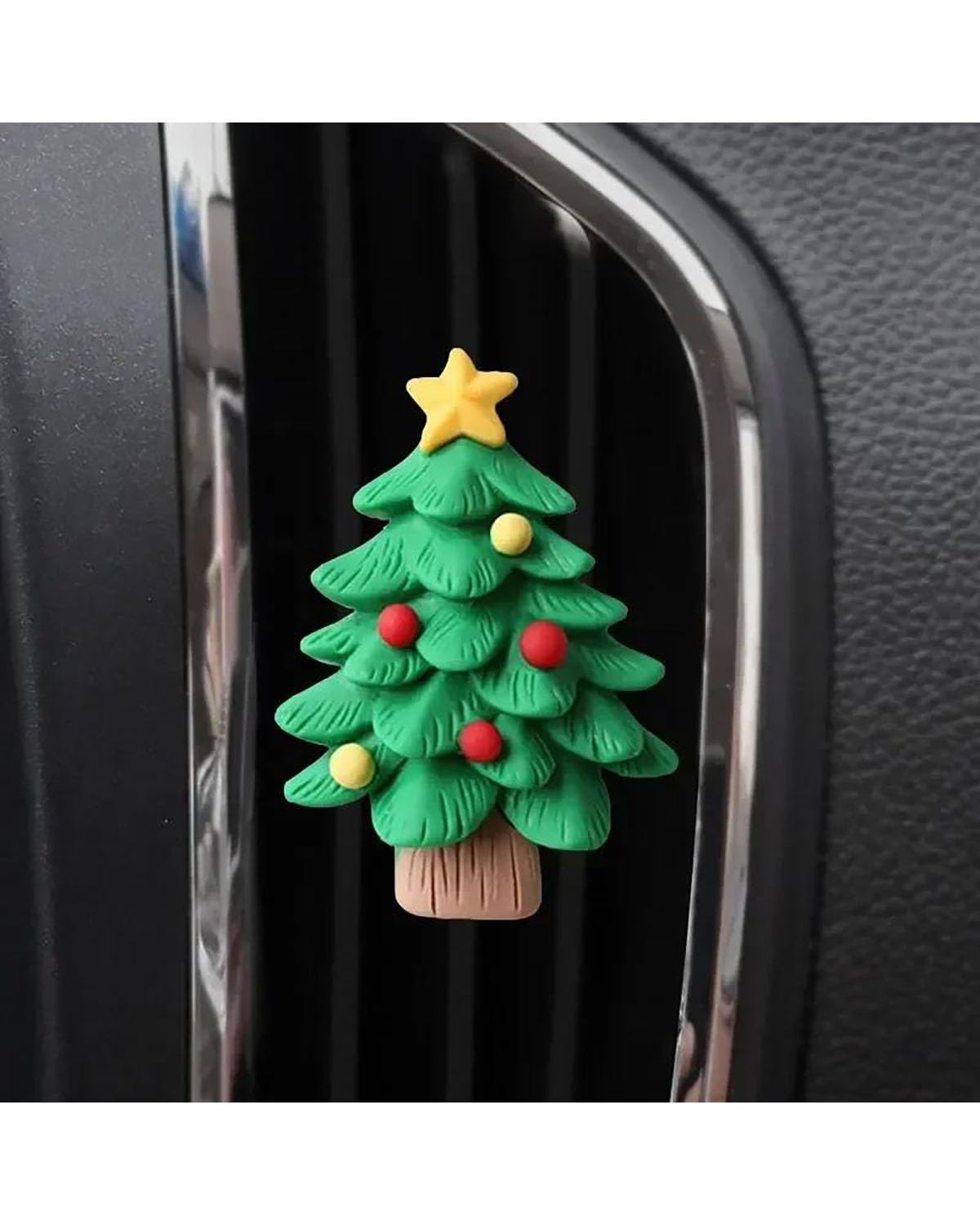 Autoduft Auto Air Outlet Duftenden Clips 3D Weihnachten Claus Elch Glocke Harz Aromatherapie Clip Dekoration Zubehör Neue Jahr Dekor Lufterfrischer(Style 5) von MHYESA