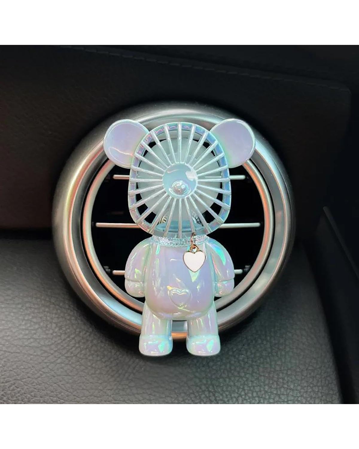 Autoduft Auto Lufterfrischer Vent Lufterfrischer Gesundheit Aroma Cartoon Bär Blume Fahrzeug Duft Diffusor SUV LKW Auto Parfüm Fan Vent Clip Lufterfrischer(Style 1) von MHYESA