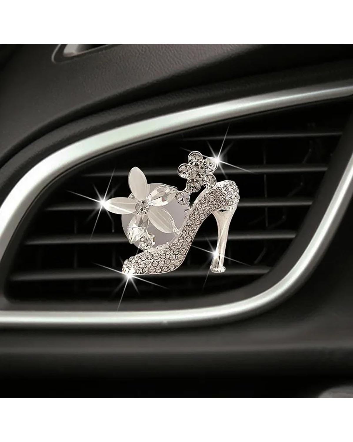 Autoduft Auto Outlet Parfüm Clip Auto Lufterfrischer Bling Autos Zubehör Mädchen High Heel Fahrzeug Duft Diffusor Auto Dekoration Lufterfrischer(Style 5) von MHYESA