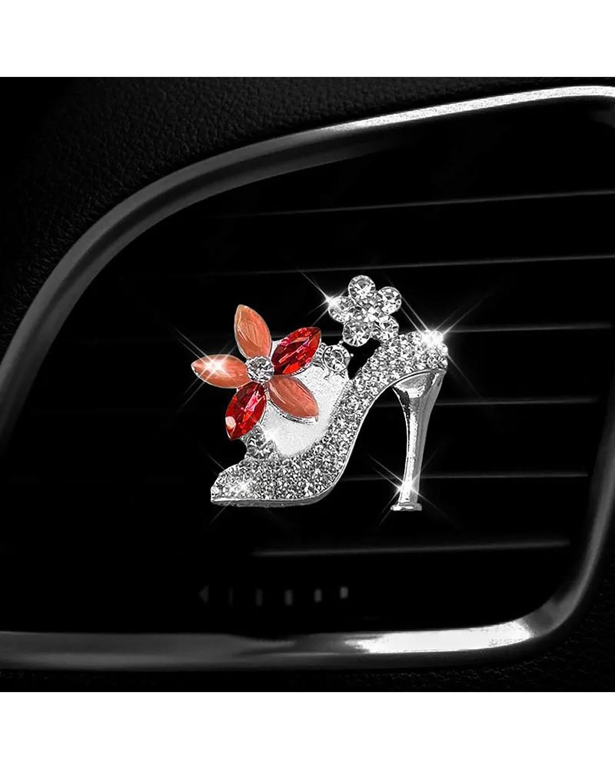 Autoduft Inlay Wasser Bohrer Mädchen High Heel Auto Klimaanlage Outlet Parfüm Auto Parfüm Auto Innen Zubehör Auto Duft Lufterfrischer(Style 6) von MHYESA