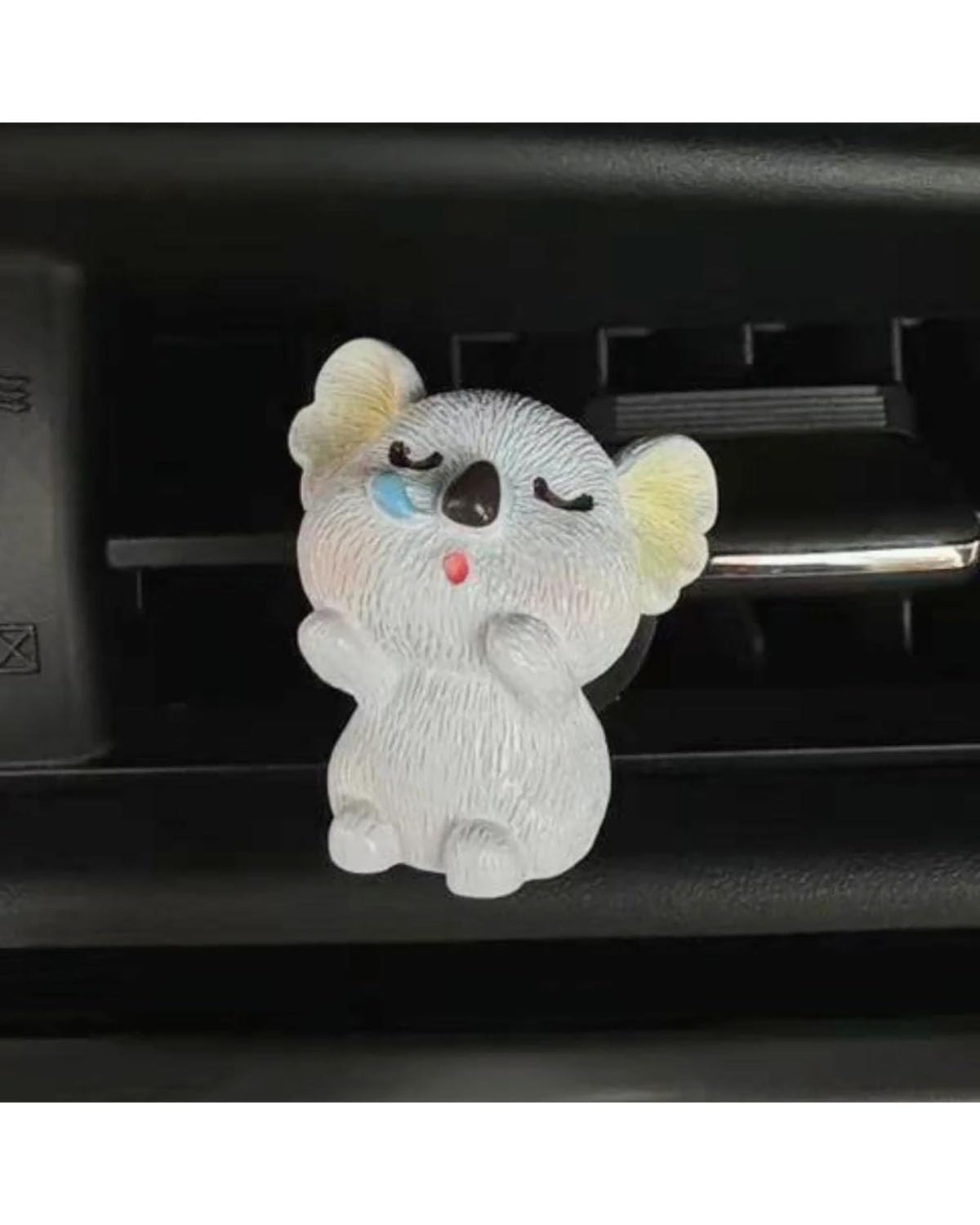 Autoduft Koala Bär Auto Luftauslass Parfüm Clip Niedlicher Bär Aromatherapie Kreative Auto Innendekoration Lufterfrischer Zubehör Lufterfrischer(Style 2) von MHYESA