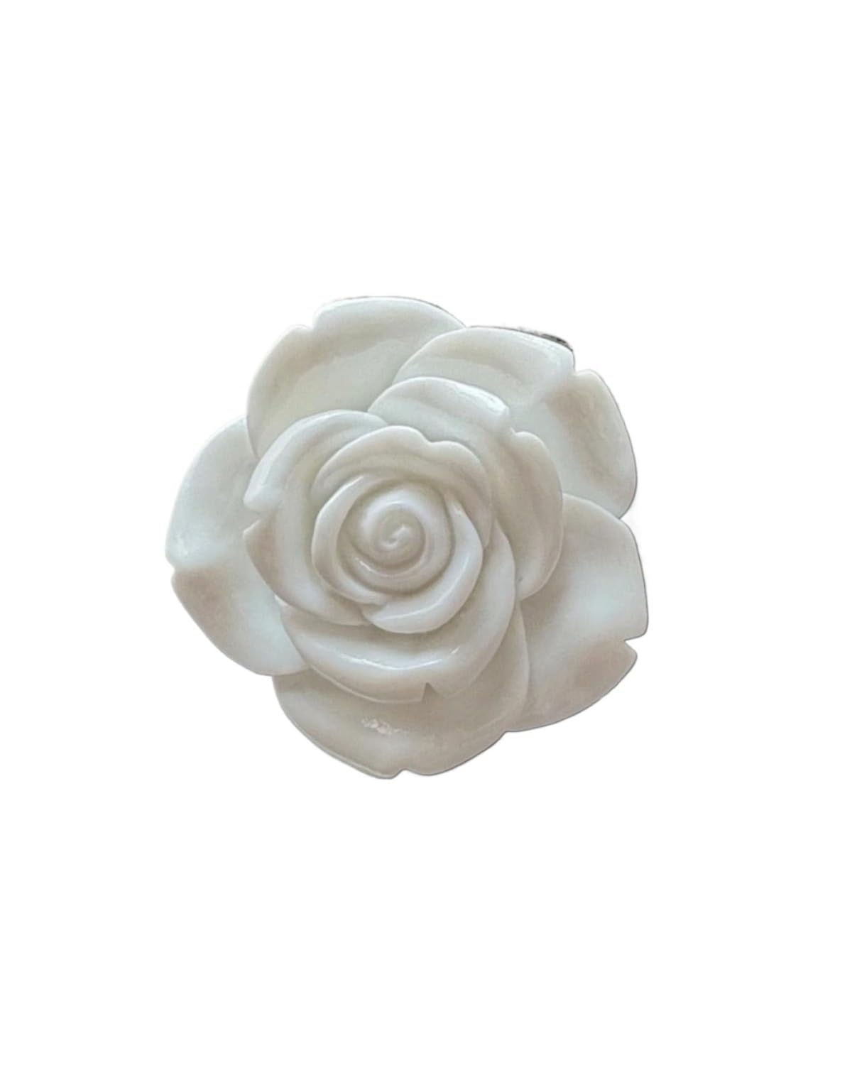 Autoduft Simulation Rose Blume Auto Parfüm Clip Aromatherapie Klimaanlage Belüftung Ornamente Auto Innen Vent Clip Zubehör Lufterfrischer(White) von MHYESA