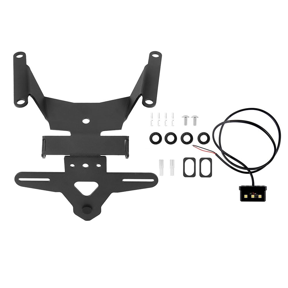 MHysa Motorrad Kurzes Kennzeichenhalter Halterung kompatibel mit für Honda CB650R CBR650 CBR 650R 2019-2023,2019-2020 von MHysa