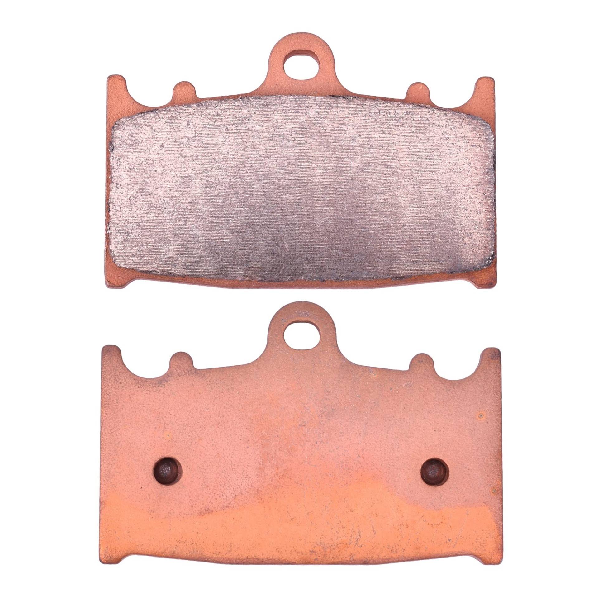 Für KLZ1000 KLZ1000A Für V&ERSYS KLZ 1000 Motorrad Vorne Hinten Bremsbeläge Motorrad Bremsbelage(1pair Copper Front) von MIAOLISI