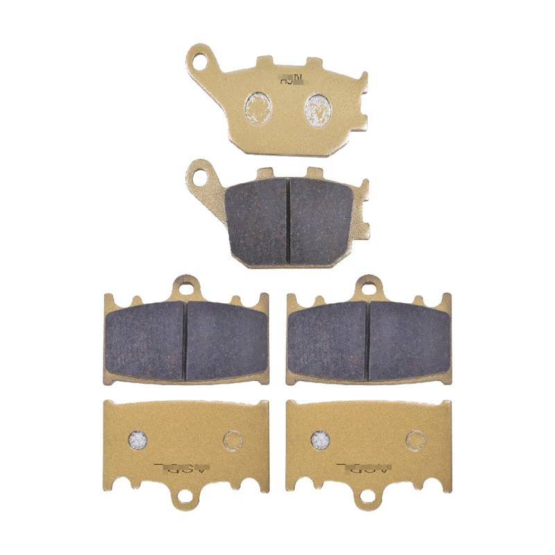 Für KLZ1000 KLZ1000A Für V&ERSYS KLZ 1000 Motorrad Vorne Hinten Bremsbeläge Motorrad Bremsbelage(1set Ceramic) von MIAOLISI