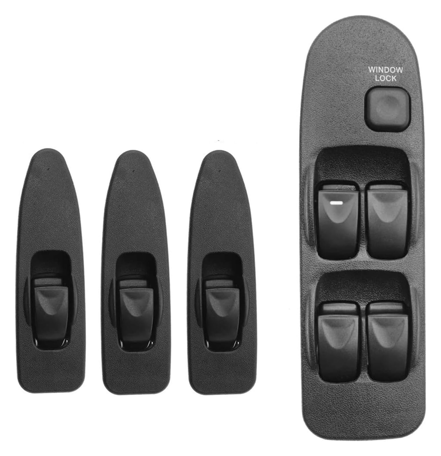 Für Mitsubishi Für Carisma Fenster Taste 1995-2006 Power Fenster Master Control Schalter Auto Power Fenster Control Schalter Elektrischer Fensterschalter(1Set 4pcs) von MIAOLISI