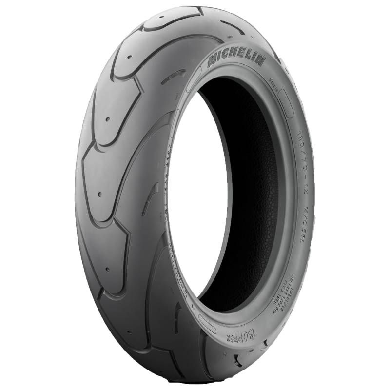 Außenreifen Michelin Bopper 130/90-10 TL/TT 61L | Zomerband | Scooterband/Bromfietsband | Aus hochwertigem Gummi für optimalen Grip | für den langfristigen Einsatz geeignet von MICHELIN