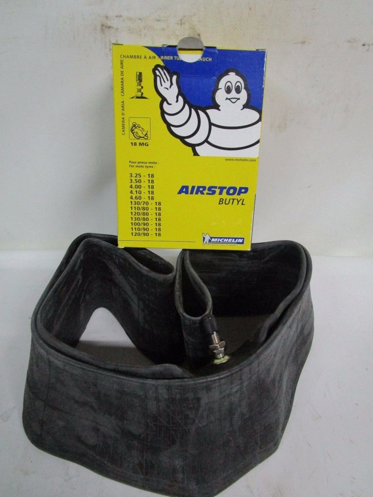 Fahrradschlauch Michelin Airstop Butyl-Cross Enduro 120/90 – 18 100/100 – 18 110/100 – 18 von MICHELIN