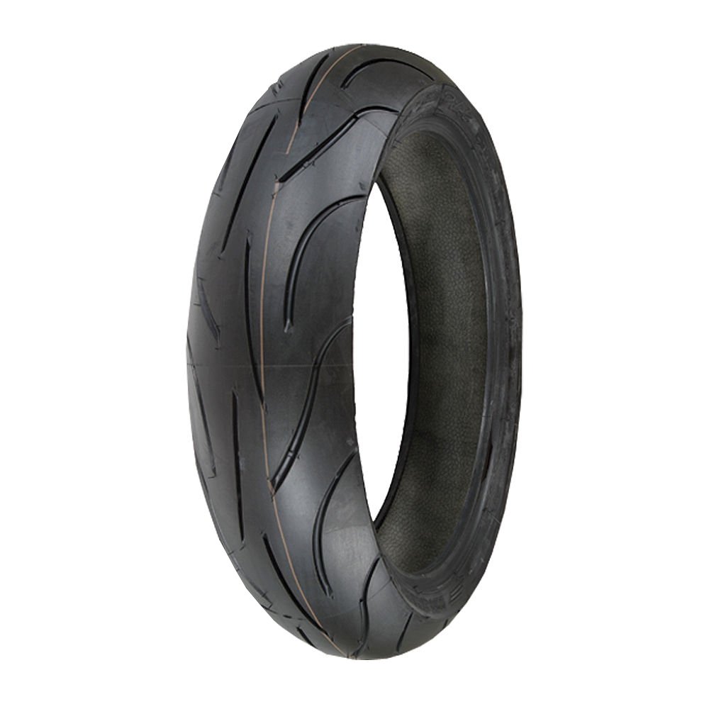 MICHELIN 815148- E/C/73dB Ganzjahresreifen Schwarz 120/70 ZR17 (58W) (1) von MICHELIN