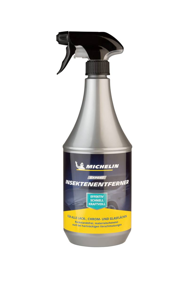 MICHELIN EXPERT Insektenentferner Auto 1000 ml | 1l Auto Insekten Reiniger Rückstandsfreie Reinigung Von Windschutzscheiben, Lackierten Oberflächen, Frontschürzen Und Scheinwerfern | Made In Germany von MICHELIN