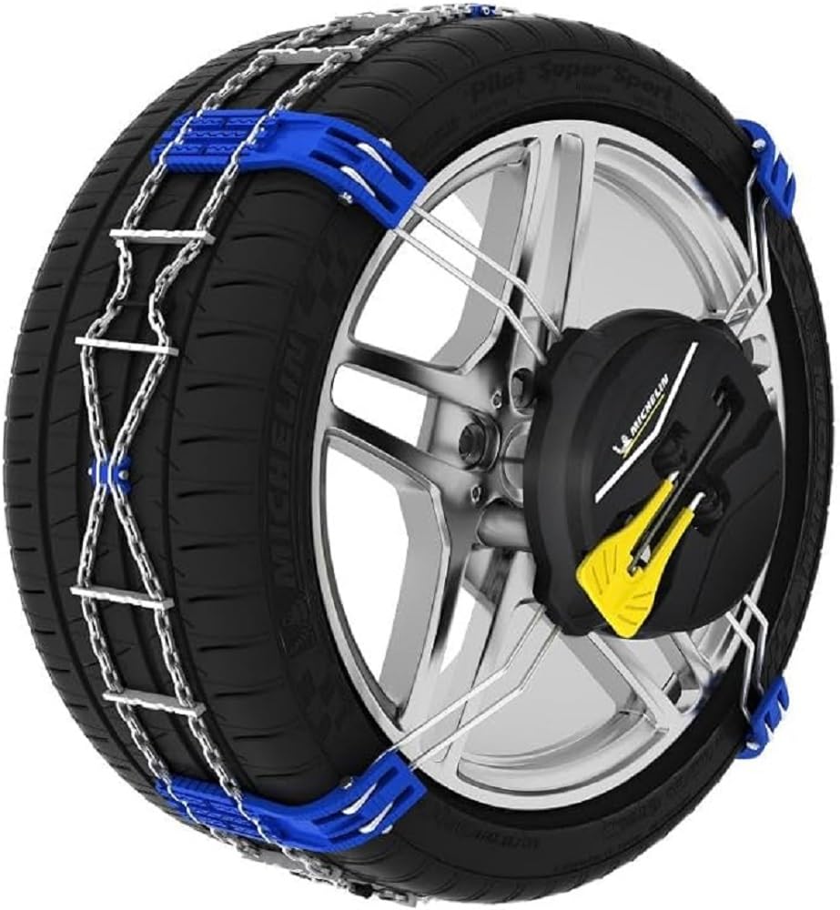 MICHELIN FAST GRIP Schneekette 150 | Front Schneekette Auto | Mit Schnell-Befestigungssystem|Reifen Schneeketten | 2 Stück von MICHELIN