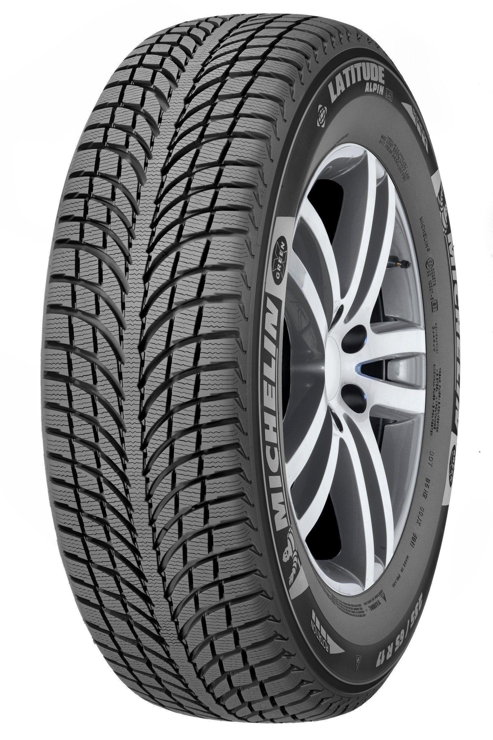 Michelin Latitude Alpin LA2 EL M+S - 255/55R18 109H - Winterreifen von MICHELIN