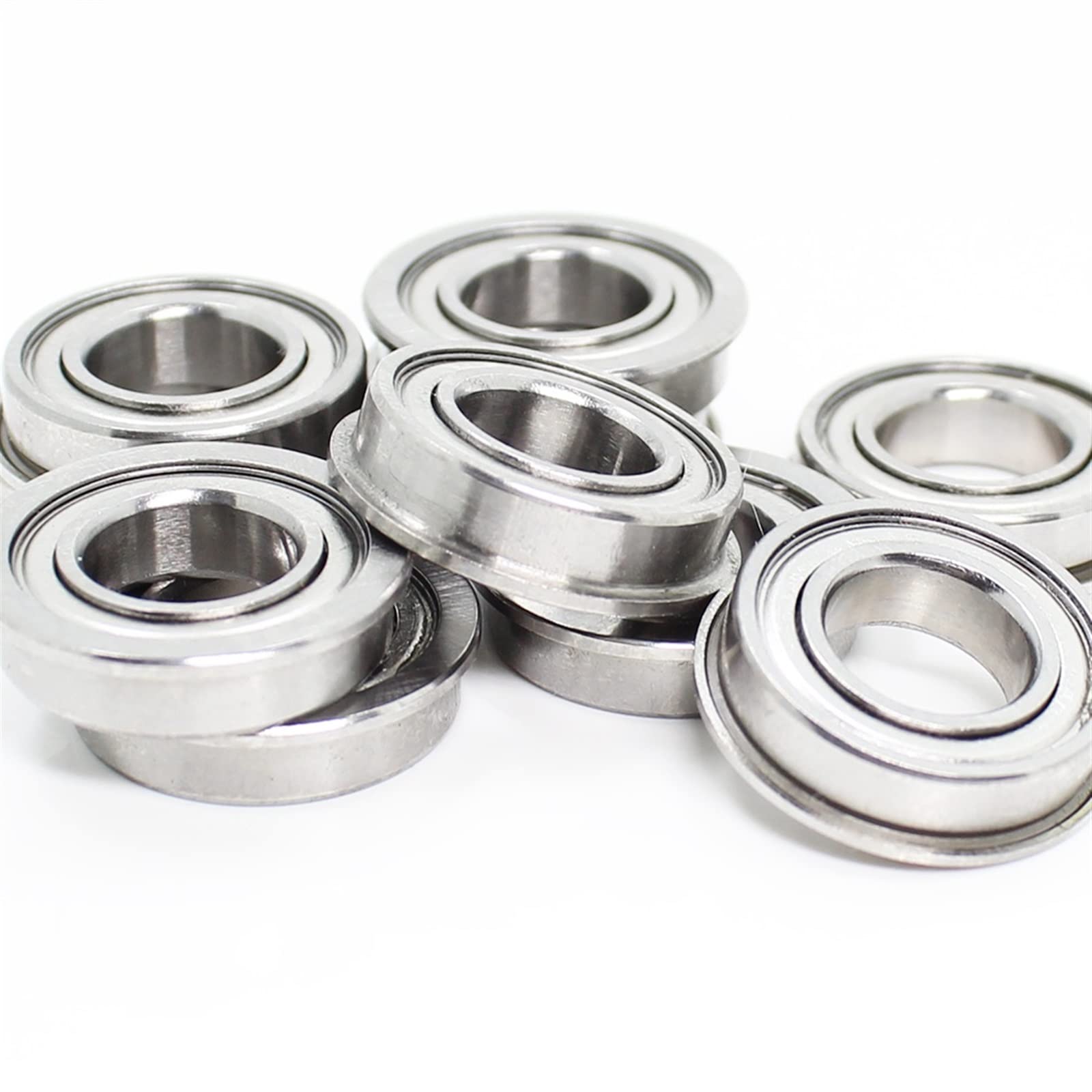 Industrial Bearings F6806ZZ Flanschlager 30 x 42 x 7 mm ABEC-5 4PC doppelt abgeschirmte Rillenkugellager mit Flansch F6806 Z ZZ Kugellager F6806-2Z F6806Z for Ball Bearing Skate Bearings von MIELEU