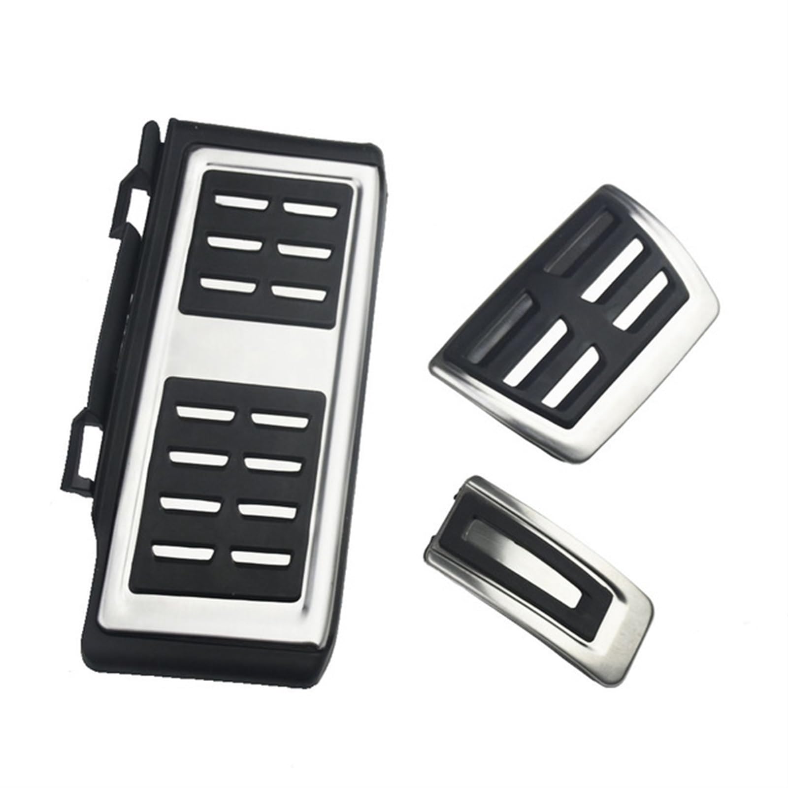 Auto Pedal Abdeckung Für A3 8V S3 RS3 Für Sportback Für Cabrio Auto Kraftstoff Bremse Dead Pedal Abdeckung Set Kupplung Pedal Abdeckung Bremse Pedalkappen(at with Rest Pedal) von MIENAOC